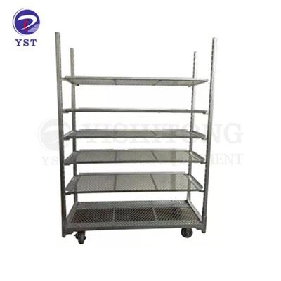 Γαλβανισμένο καρότσι λουλουδιών