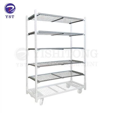 Τρόλεϊ φυτωρίου με συρμάτινο πλέγμα